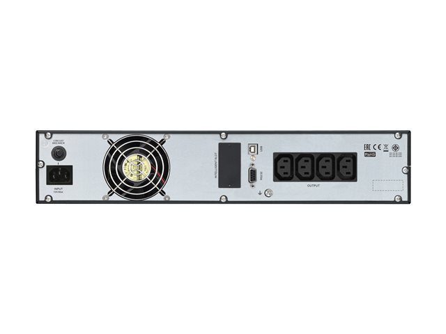 Onduleur (rack-montable) - CA 230 V - 1600 Watt - 2000 VA - 9 Ah - RS-232, USB - connecteurs de sortie : 4 – Image 2