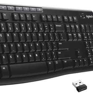CLAVIER +SOURI SANS FIL Logitech Mk235