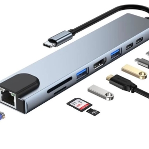 ADAPTATEUR HAYSENSER HUB TYPE C TO 8 SORTIES