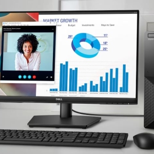 Ordinateur de bureau Dell Vostro 3030 Processeur Intel Corei3, 14100, 8 Go de RAM, disque SSD 512 Go, clavier et souris, Windows 11, écran Dell 22 pouces.