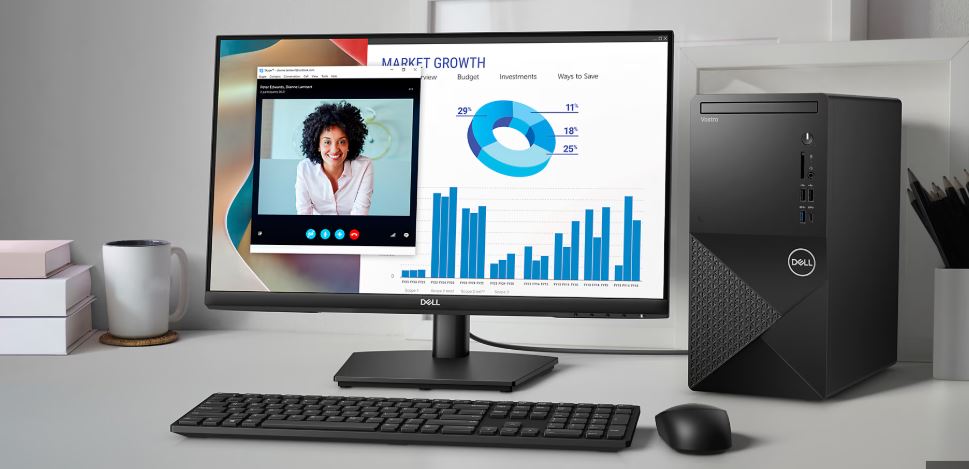 Bureau DELL Vostro 3030 MT Intel Core i7 - 8 Go DDR5-SDRAM 512 Go SSD Windows 11 Pro SFF PC Noir – Image 4