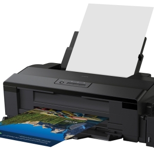 Epson L1800 - Imprimante - couleur - jet d'encre - rechargeable - A3 - 5 760 x 1 440 ppp - jusqu'à 15 ppm (mono)/jusqu'à 5.5 ppm (couleur) - capacité : 100 feuilles - USB