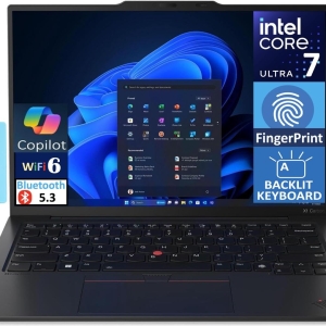 Ordinateur Portable LENOVO THINKPAD CARBON X1 GEN 12 Intel Core ULTRA 7-155U-32 Go DDR5 RAM-1To SSD-ECRAN 14 Pouces- Windows 11 Pro -AZERTY - Garantie 1an