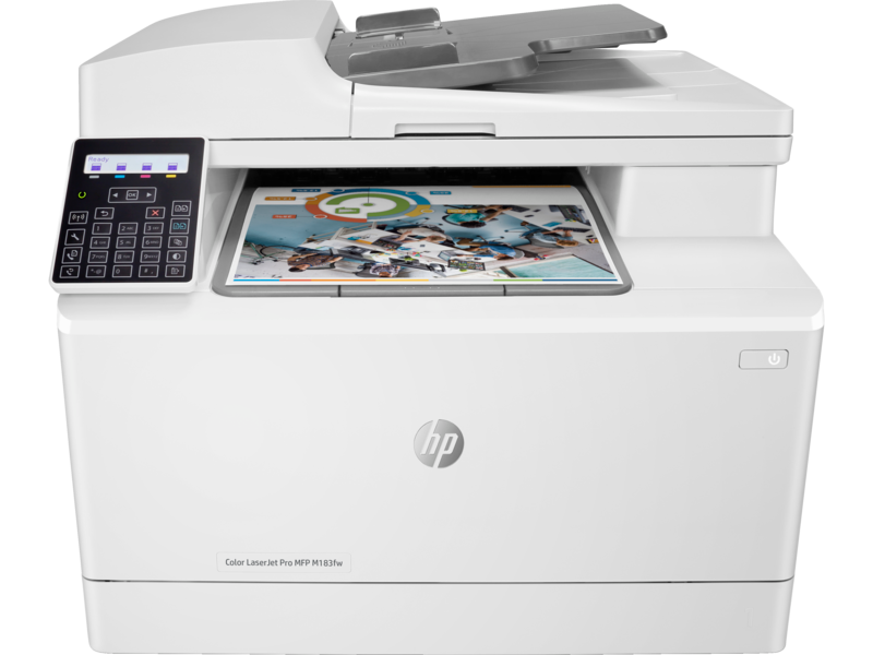 HP Color Laserjet Pro MFP M183fw 16ppm Imprimante Laser (8,5 x 14 Pouces, USB) 1 Blanc