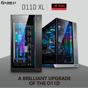 Boîtier d'ordinateur GAMER ATX pleine tour Lian Li O11 Dynamic XL certifié ROG, 32Go RAM DDR5, 4To SSD