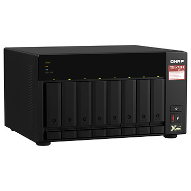QNAP TS-873A-8G Serveur NAS 8 baies - 8 Go de RAM DDR4 - AMD Ryzen V1500B - LAN 2.5 GbE – Image 3