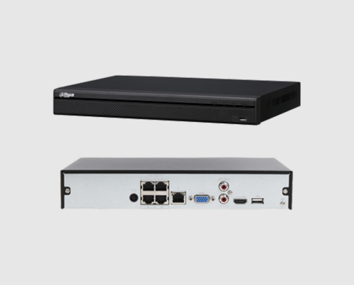 NVR DAHUA 2MPX 4 SORTIES POE ( alimentation POE )
