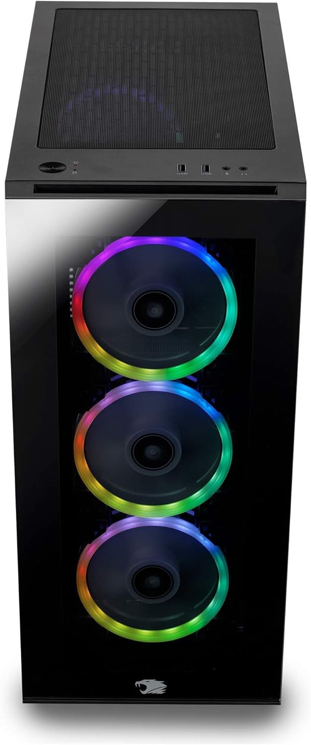 Ordinateur de bureau gaming iBUYPOWER Element 9260 Intel Core i7-9700F 3,0 GHz, NVIDIA GeForce GTX 1660 Ti 6 Go, 16 Go DDR4, SSD 512 Go, disque dur 2 To, Wi-Fi et Windows 10 – Image 2