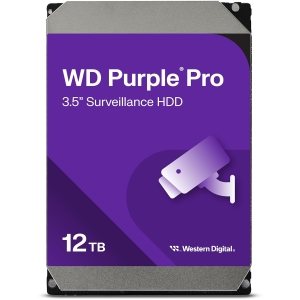Western Digital - WD Purple 12To - Disque dur interne pour la vidéo surveillance avec technologie Allframe 4K
