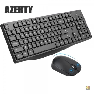 CLAVIER+SOURI SANS FIL HP Cs10 francais dorigine (provenance France)