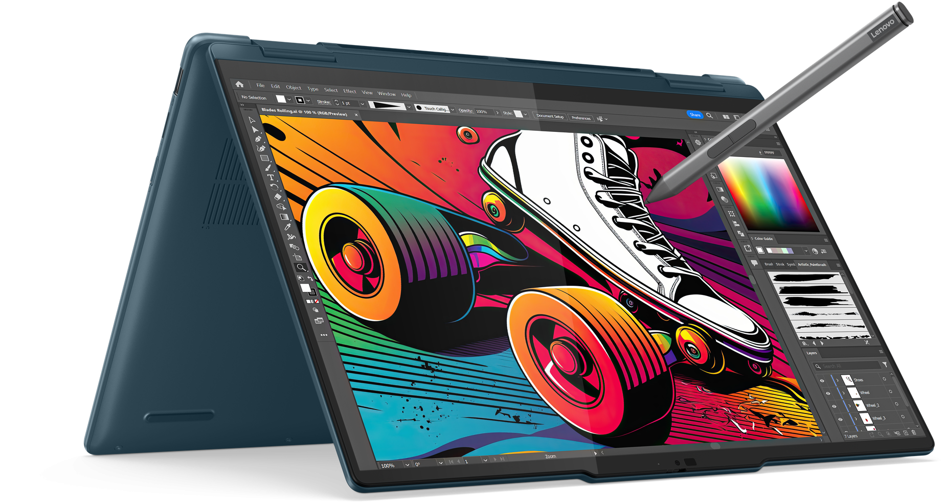 Ordinateur Portable LENOVO YOGA Intel Core ultra 7 X360-16 Go LPDDR5 RAM-1 To SSD-Windows 11 Pro-Ecran 14 Pouces Tactile Garantie 1 an