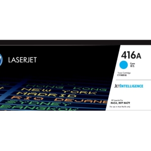 Cartouche de toner laser cyan d'origine HP 416A (environ 2 100 pages)
